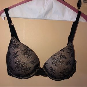 Lace Demi Uplift Padded Bra